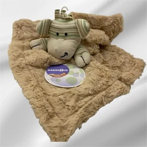 Babies R Us Koala Baby Affe hellbraun grün Streifen Decke Security Lovey 12” x 12” - Bild 1 von 12