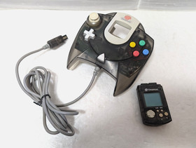 Dreamcast Controller  Smoke Black  Visual Memory SEGA  DC Japan