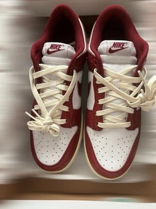 Nike Dunk Low White/Red) Retro UK Size 8.5 Never Been Worn - Picture 1 of 6