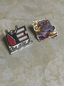 VINTAGE Lot Of 2 Nascar Dale Earnhardt Hat Pins - Picture 1 of 6