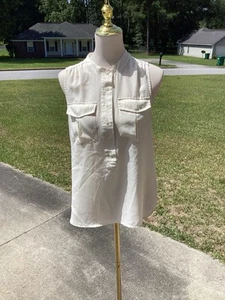 Top sin mangas J Crew para mujer talla 6 - Imagen 1 de 4