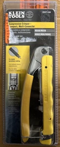 Klein Tools Adjustable Compression Crimper Wire & Coaxial Yellow VDV211-048 - Picture 1 of 2