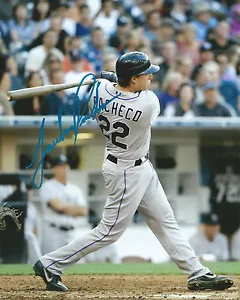 **GFA Colorado Rockies *JORDAN PACHECO* Signed 8x10 Photo J5 COA** - Picture 1 of 2