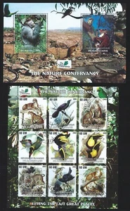 Mauritania Nature Conservancy 2003 Wild Animals Set of 9 and Ss CTO - Picture 1 of 3