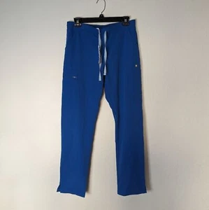 NWT Figs High Yola Skinny Scrub Pants Small Blue - Picture 1 of 5