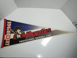 Lethbridge Mounties Baseball Pennant Pioneer League Vintage 94 -Hole Punched #2 - Picture 1 of 14