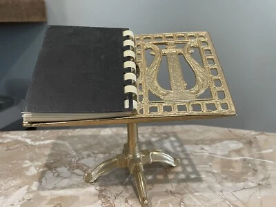 Lindo álbum de fotos de metal soporte para partituras estilo dorado BL Foto 1 de 4