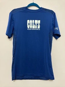 Mens Under Armour NFL Indianapolis Colts Combine Authentic Blue Shirt - Small - Picture 1 of 7