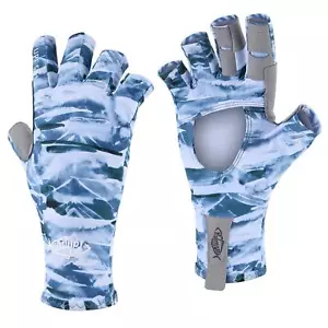 Uv Protection Fishing Fingerless Gloves Upf50+ Sun Gloves Men Women For Kayaking - Picture 1 of 6