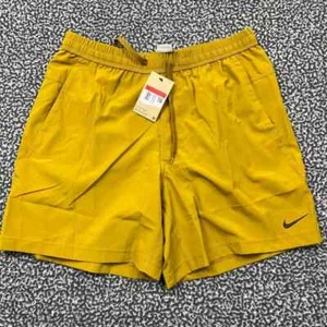 Nike Dri-Fit Shorts Men Large Mustard Training DV9857-716 L New - Picture 1 of 1