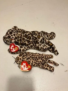 Ty Freckles Beanie Baby and Teeny Freckles Beanie Baby - Picture 1 of 1