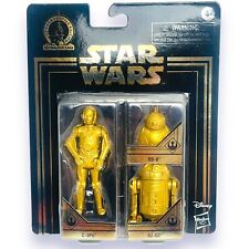 Disney Star Wars Skywalker Saga Commemorative Edition Gold Set C-3PO R2-D2 BB-8