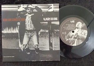 7" 45 RPM SINGLE U2/BB King - When Love Comes To Town/Dancing Barefoot - Picture 1 of 1