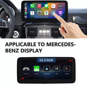 12.3" Wireless Android Auto Touch Screen For Benz G Class W463 NTG4.5/5 CarPlay - Picture 1 of 14