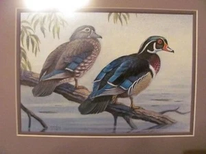 Ron Jenkins Original Wood Duck Acryl 2011 Federal Duck Contest #RN0DSS - Bild 1 von 4