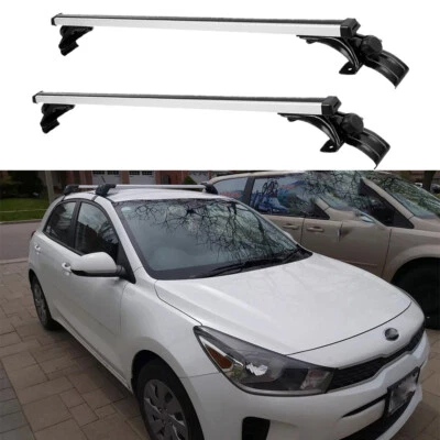 Portaequipajes de carga con barra transversal de techo para auto de 48 pulgadas para Kia Stinger Optima Foto 1 de 4