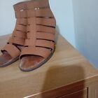 Vionic Tan Leather Sandals Size 6 Wide