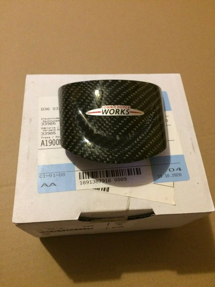 MINI Clubman R55 Steering Wheel JCW Carbon Lower Trim 32302147228 Genuine