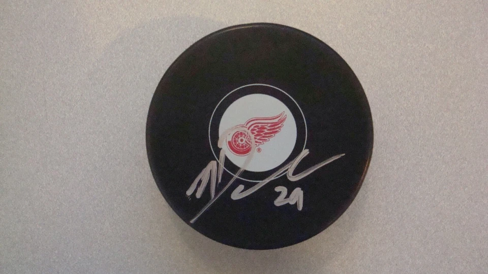 NATE DANIELSON AUTOGRAPHED DETROIT RED WINGS HOCKEY PUCK SIGNED - Image 1 of 1