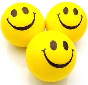 3 Pcs Hand Exercise Stress Balls Stress Relief Ball Anti Stress Balls Smiley ... - Picture 1 of 7