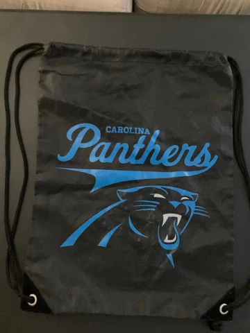 NFL Carolina Panthers Drawstring Cinch Sack Bag (Northwest) (Used) Cover