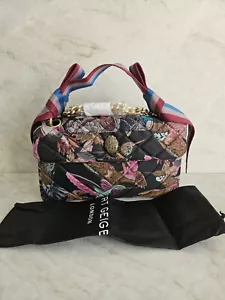 Kurt Geiger Kensington Fabric Shoulder Bag / Crossbody Purple - RRP £129 NEW - Picture 1 of 16
