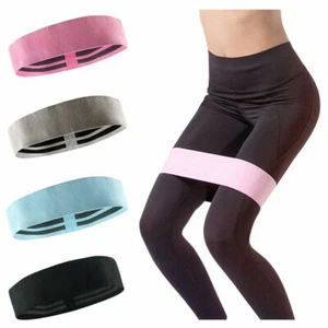 Women Elastic Resistance Band Workout Exercise Thigh Training Strap Fitness Yoga - Picture 1 of 16