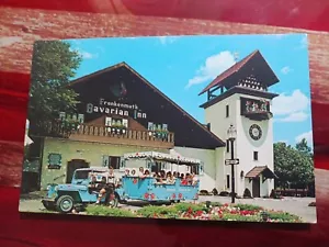 a Vintage 1960s Postcard FRANKENMUTH BAVARIAN INN old Jeep Tour Michigan - Picture 1 of 5