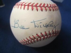 Bill Dickey New York Yankees Baseball HOFer Autographed MLB Ball PSA COA