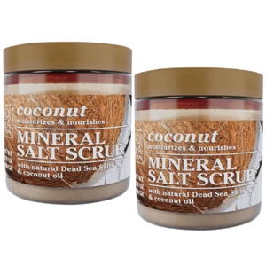 2X Dead Sea Collection Coconut Mineral Salt Scrub with Natural Dead Sea Minerals - Picture 1 of 1