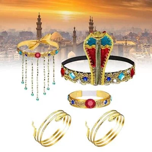 5x Women's Egyptian Costume Accessories for Events Festivals - Picture 1 of 8