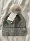 🌟Joules Women’s Thurley Beanie Bobble Hat, Light Grey Marl, One Size🌟