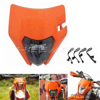 For KTM EXC SXF XCW XCF 250 300 350 450 500 530 SMC 690R LED Headlight & Fairing — 第 1/4 张图片