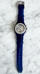 TechnoMarine Techno Diamond Ladies Women’s Chronograph Blue & Clear Bands - Picture 1 of 6