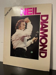 Libro de recuerdo de mercancía de la gira de conciertos de Neil Diamond Headed for the Future 1986 - Imagen 1 de 3