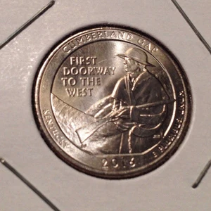 P or D Cumberland Gap America the Beautiful Quarter 2016 - Imagen 1 de 2