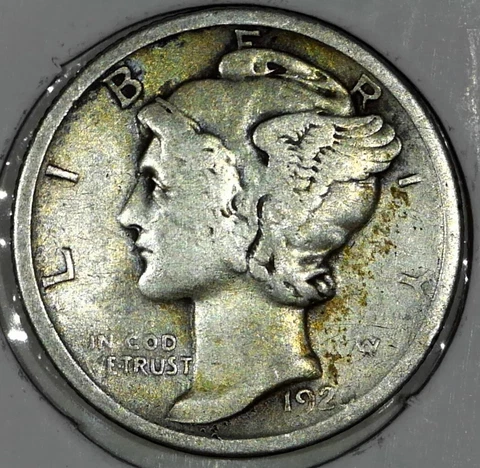 U.S. SILVER MERCURY DIME 1920 D BETTER DATE #X32 Cover
