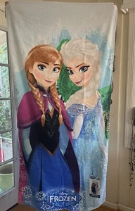 Genuine Disney Frozen Beach Towel 28inx58in Machine Washable 100% cotton - Picture 1 of 6
