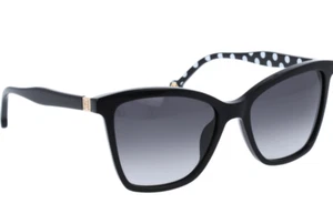 Carolina Herrera Sonnenbrille Sunglasses Glasses Brille SHE888 0700 Schwarz Bnwt - Picture 1 of 12