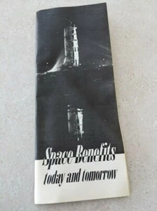 1971 NASA John F. Kennedy Centro Espacial Géminis/Apolo Space Beneifts folleto - Imagen 1 de 4