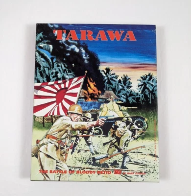 TARAWA BLOODY BETIO Solitaire War Board Game Used COMPLETE 3W Cambria 1992 OOP - Image 1 of 4