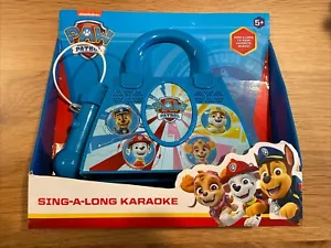 Paw Patrol Sing A-long Karaoke Boombox with Microphone & Lights NEW BOXED - Picture 1 of 2