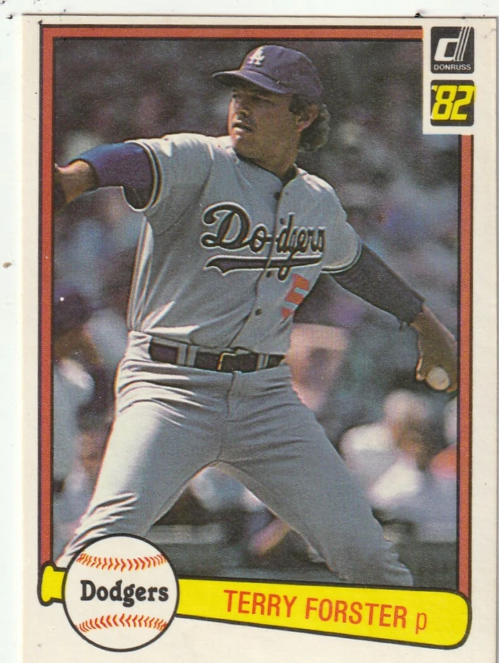 FREE SHIPPING-MINT-1982 Donruss Terry Forster #362 DODGERS PLUS BONUS CARDS - Image 1 of 1