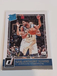 Panini Donruss Karl-Anthony Towns 2015-16 clasificación novato #208 Timberwolves radiocontrol - Imagen 1 de 2