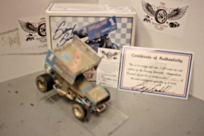 2001 Sammy Swindell #1 Channellock Dirty 1/25 GMP Diecast Sprint Car Autographed - Image 1 of 2