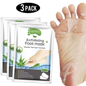 Foot Peel Mask 3 Pack, Exfoliator Peel Off Calluses Dead Skin Callus Remover. - Picture 1 of 5