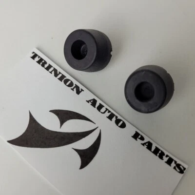 2003-2007 Mitsubishi Lancer Front Rear Door Bumpers Spacers Black Set of 2 OEM — 第 1/3 张图片