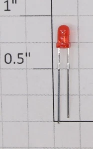 Miniatronics 12-131 Red 3mm LED (10) - Picture 1 of 1