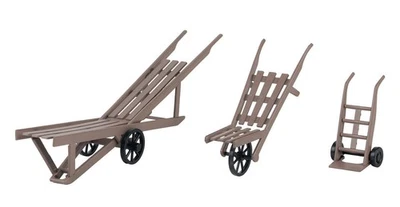Novelty 2025 Pola G Gauge, 3 Wheelbarrows, Weatherproof Item: 333228 - Image 1 of 2
