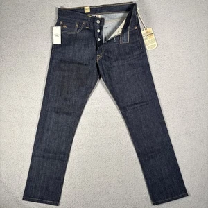 Jeans uomo RRL Double RL nuovo con etichette taglia 31x32 vestibilità 31x28 slim stretto grezzo cimosa - Foto 1 di 18